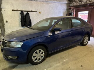2019 Skoda Rapid I Рестайлинг, синий, 1950000 рублей, вид 1