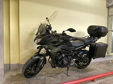 2018 Yamaha MT-09 Tracer (FJ-09), зелёный, 855000 рублей, вид 5
