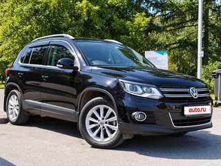 2013 Volkswagen Tiguan I Рестайлинг, чёрный, 1290000 рублей, вид 1
