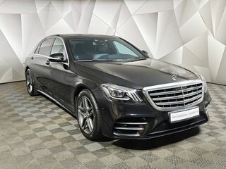 2018 Mercedes-Benz S-Класс 350 d Long VI (W222, C217) Рестайлинг, чёрный, 3400000 рублей, вид 3