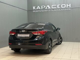 2015 Hyundai Elantra V (MD) Рестайлинг, чёрный, 1279000 рублей, вид 2