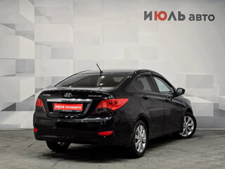 2013 Hyundai Solaris I, чёрный, 870000 рублей, вид 4