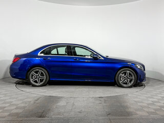 2020 Mercedes-Benz C-Класс 200 IV (W205) Рестайлинг, синий, 3135000 рублей, вид 4