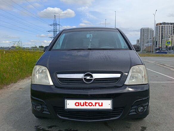 2007 Opel Meriva A Рестайлинг, чёрный - вид 1