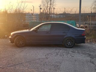 2002 BMW 3 серии 320i IV (E46) Рестайлинг, синий, 430000 рублей, вид 2