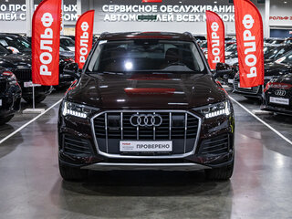 2020 Audi Q7 45 TDI II (4M) Рестайлинг, коричневый, 6699700 рублей, вид 3