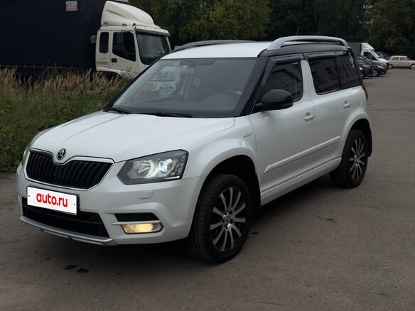 2016 Skoda Yeti I Рестайлинг, белый, 1390000 рублей