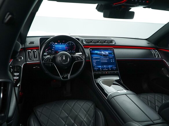 2020 Mercedes-Benz S-Класс 400 d Long 4MATIC VII (W223), чёрный, 7734434 рублей - вид 5