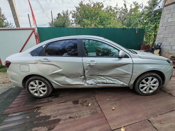 2025 Lada (ВАЗ) Vesta I Рестайлинг (NG), серый - вид 1