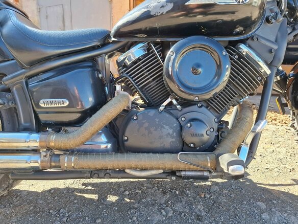 2009 Yamaha XVS1100, чёрный, 560000 рублей - вид 6