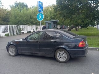 2002 BMW 3 серии N42 316i IV (E46) Рестайлинг, чёрный, 520000 рублей, вид 3