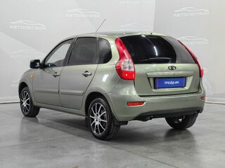 2013 Lada (ВАЗ) Kalina II, зелёный, 499000 рублей, вид 3