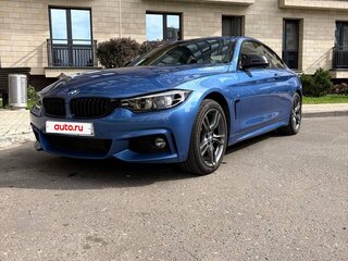 2017 BMW 4 серии 420d xDrive F32/F33/F36 Рестайлинг, синий, 2990000 рублей, вид 1