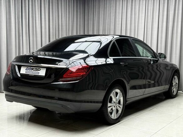 2019 Mercedes-Benz C-Класс 200 IV (W205) Рестайлинг, чёрный - вид 4