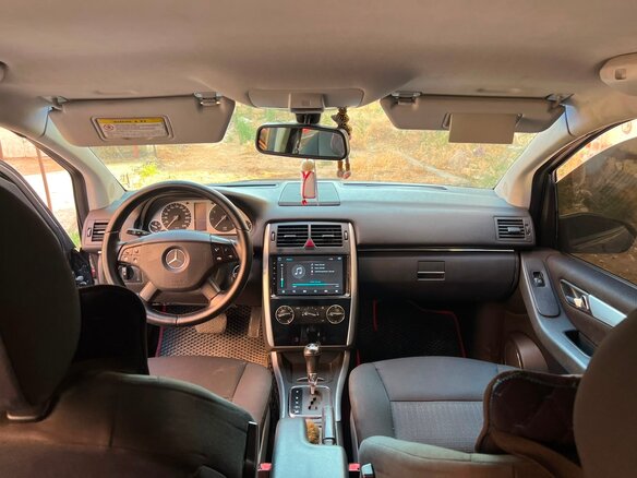 2007 Mercedes-Benz B-Класс 170 I (W245), чёрный, 500000 рублей - вид 6