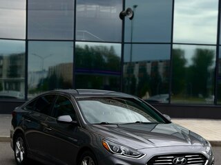 2018 Hyundai Sonata VII (LF) Рестайлинг, серый, 1510000 рублей, вид 2
