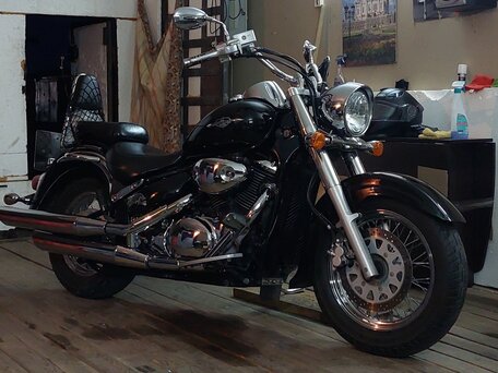2008 Suzuki Intruder VL 400 Classic, чёрный, 460000 рублей, вид 1