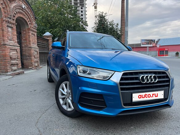 2015 Audi Q3 I (8U) Рестайлинг, голубой, 1750000 рублей - вид 1