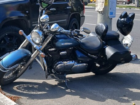 2002 Suzuki Intruder 800, синий, 430000 рублей, вид 4