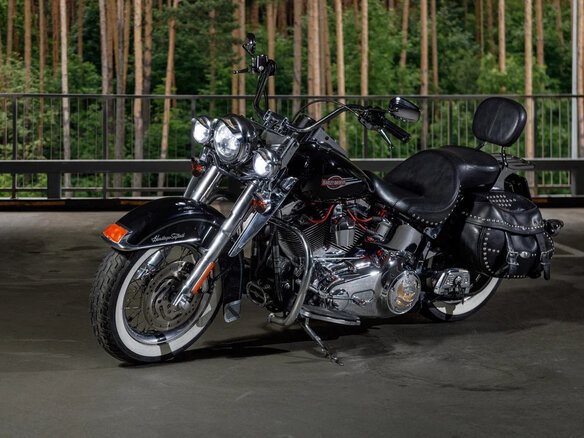 2007 Harley-Davidson Heritage, чёрный, 700000 рублей
