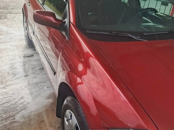 2007 Renault Megane II Рестайлинг, красный, 300000 рублей - вид 4