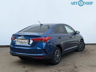 2022 Hyundai Solaris II Рестайлинг, синий, 1499000 рублей, вид 5