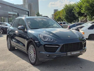 2011 Porsche Cayenne Turbo II (958), синий, 1650000 рублей, вид 3