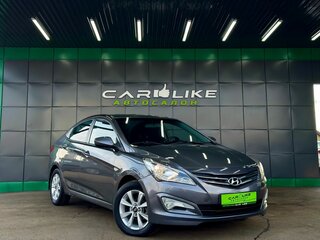 2014 Hyundai Solaris I Рестайлинг, серый, 769000 рублей, вид 1