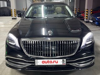 2016 Mercedes-Benz Maybach S-Класс 500 I (X222), чёрный, 2799000 рублей, вид 3