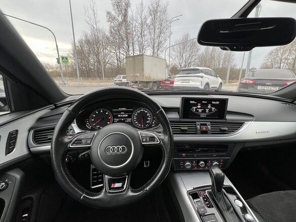 2015 Audi A6 IV (C7) Рестайлинг, чёрный - вид 21