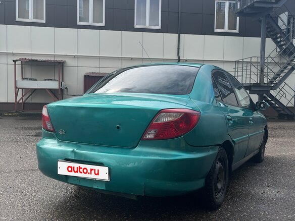 2001 Kia Rio I, зелёный - вид 3