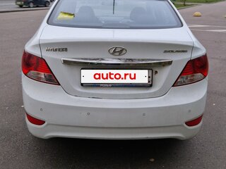 2012 Hyundai Solaris I, белый, 699990 рублей, вид 4