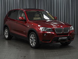 2012 BMW X3 28i xDrive II (F25), красный, 1698000 рублей, вид 1