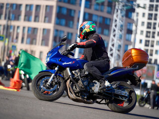 2001 Honda CB 600S, синий, 420000 рублей, вид 1