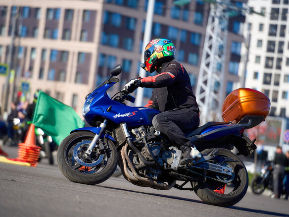 2001 Honda CB 600S, синий, 420000 рублей