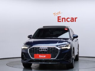 2020 Audi Q3 Sportback 35 TDI II (F3), синий, 3000000 рублей, вид 2