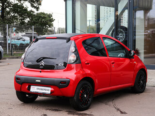 2010 Citroen C1 I Рестайлинг, красный, 359000 рублей, вид 4