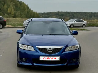 2005 Mazda 6 I (GG) Рестайлинг, синий, 320000 рублей, вид 2