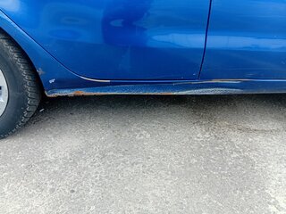 2013 Kia Rio III, синий, 350000 рублей, вид 4