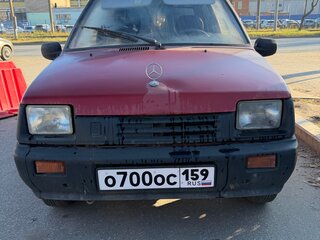 2002 Lada (ВАЗ) 1111 Ока, красный, 65000 рублей, вид 1