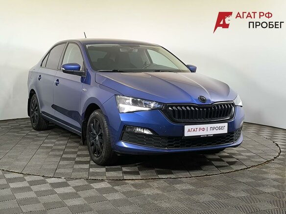 2022 Skoda Rapid II, синий - вид 2