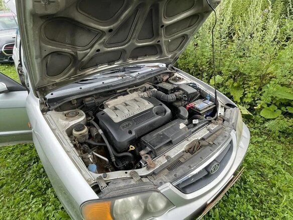2003 Kia Shuma II, серебристый, 200000 рублей - вид 14