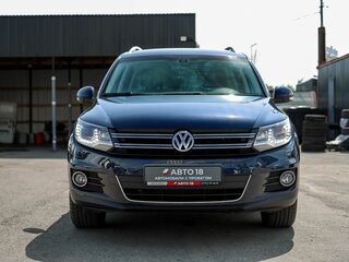 2012 Volkswagen Tiguan I Рестайлинг, синий, 1399000 рублей, вид 3