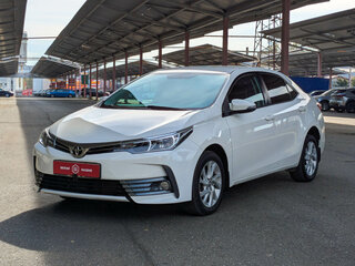 2017 Toyota Corolla XI (E160, E170, E180) Рестайлинг 1, белый, 1365000 рублей, вид 4