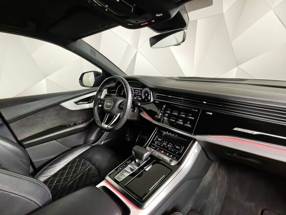 2019 Audi Q8 45 TDI I (4M), синий, 5509000 рублей - вид 12