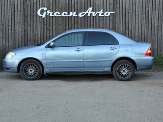 2003 Toyota Corolla IX (E120, E130), голубой, 338000 рублей, вид 2