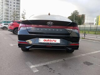 2021 Hyundai Elantra VII (CN7), чёрный, 1850000 рублей, вид 4
