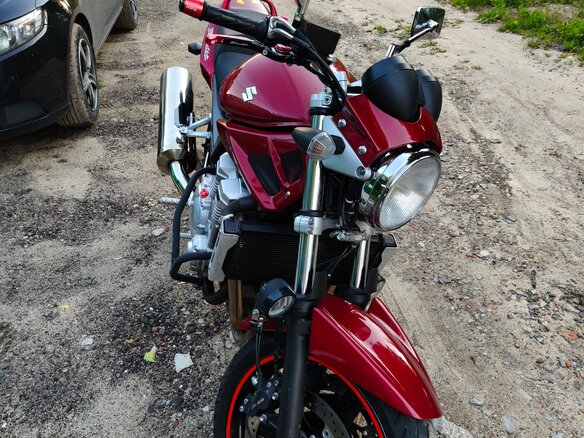 2007 Suzuki Bandit GSF 650, красный, 450000 рублей