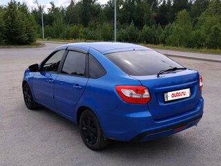 2019 Lada (ВАЗ) Granta I Рестайлинг, синий, 630000 рублей, вид 3
