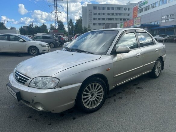2009 Kia Spectra I Рестайлинг 2, бежевый, 180000 рублей